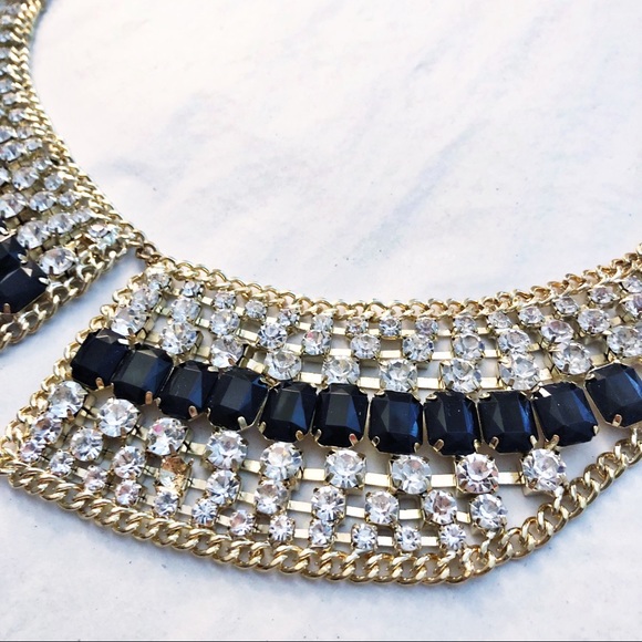 LAST ONE Jeweled Collar Necklace - Picture 3 of 4